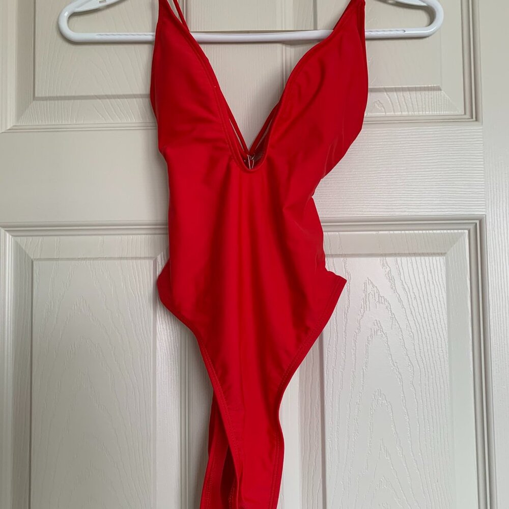 Musera Bright Red One Piece Bathing Suit